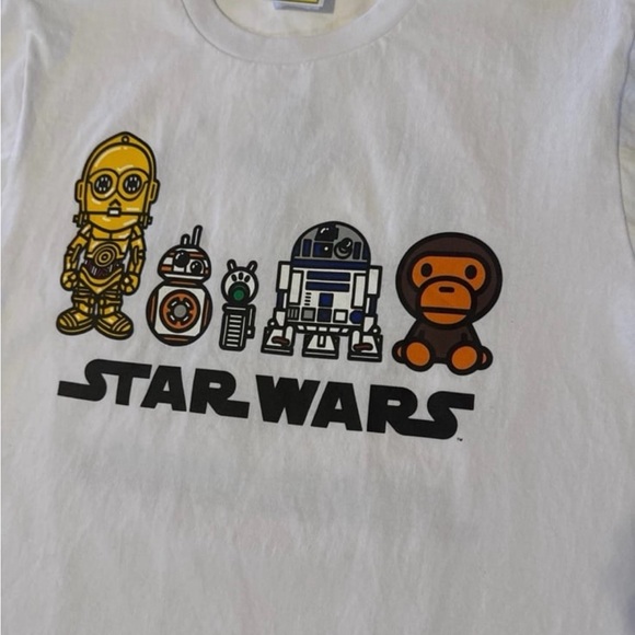 A Bathing‎ Ape BAPE x Star Wars Droid Shirt - Picture 2 of 7